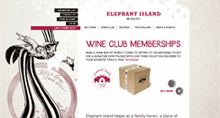 Desktop Screenshot of elephantislandwine.com